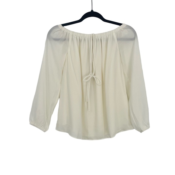 Revolve Three Eighty Two‎ Revolve  Off Shoulder White Boho 3/4 Sleeve Bouse XS - Picture 1 of 11